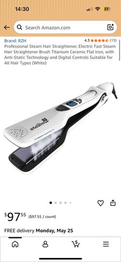 π₯Brand New Professional Steam Hair Straightener