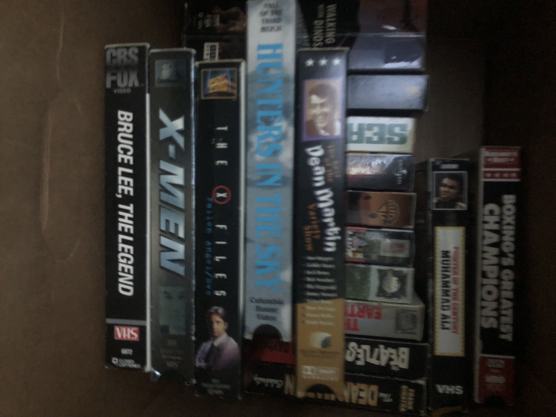5 Boxes Of Vhs Tapes Some New Sealed