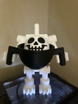 15 in Skeleton Figure with candy bowl 3d printed