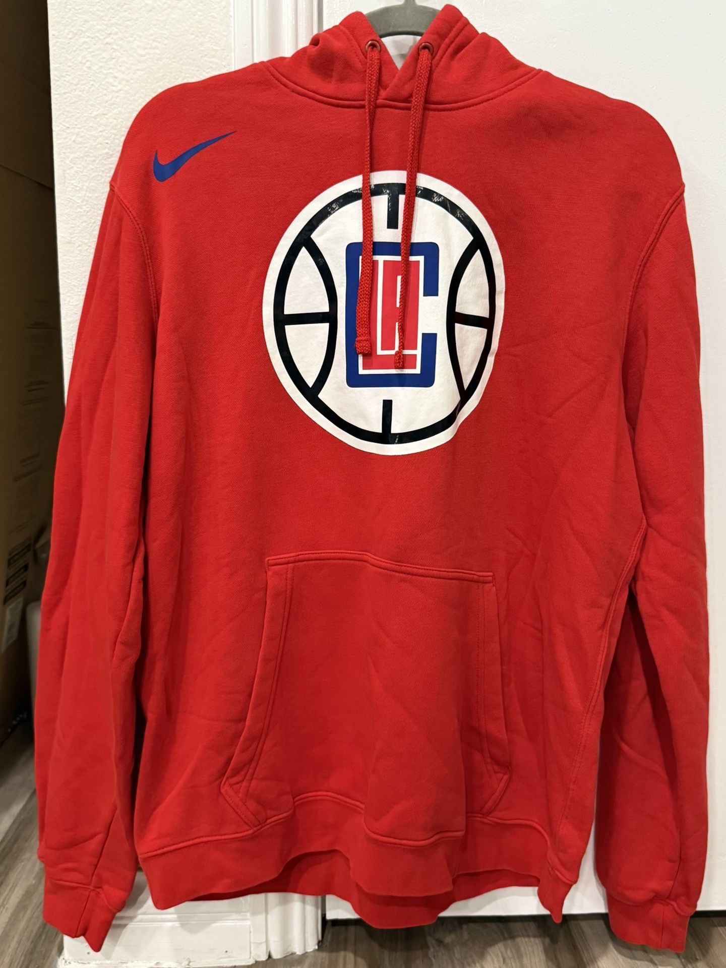 Red Los Angeles Clippers Nike Hoodie