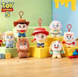 TOY STORY PLUSH CLIP SET OF 7