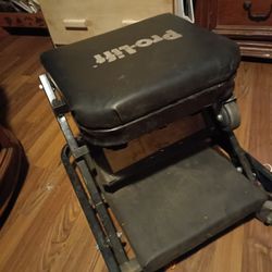 Foldable Stool For Workin On Cars