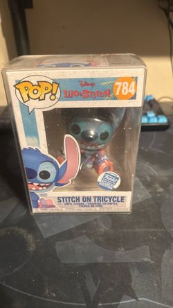 Funko Pop! #784 Disney Lilo & STITCH ON TRICYCLE Limited Edition w/Protector