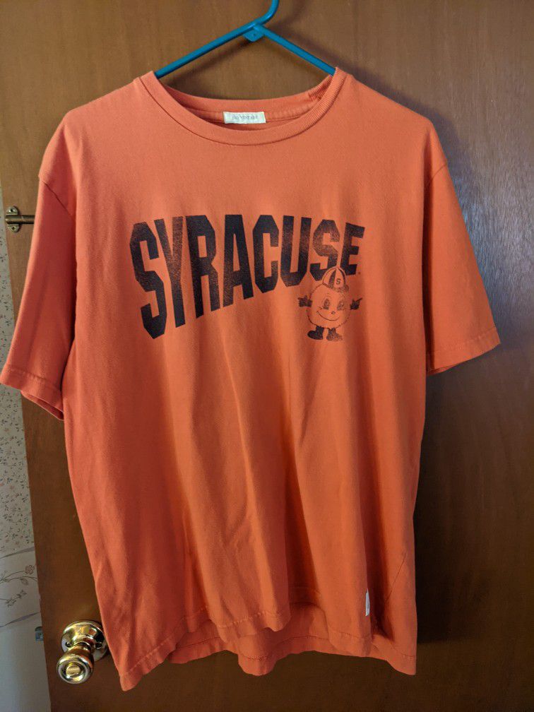 Vintage Syracuse Shirt. Orange Large