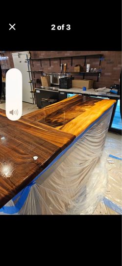 Bar top epoxy complete