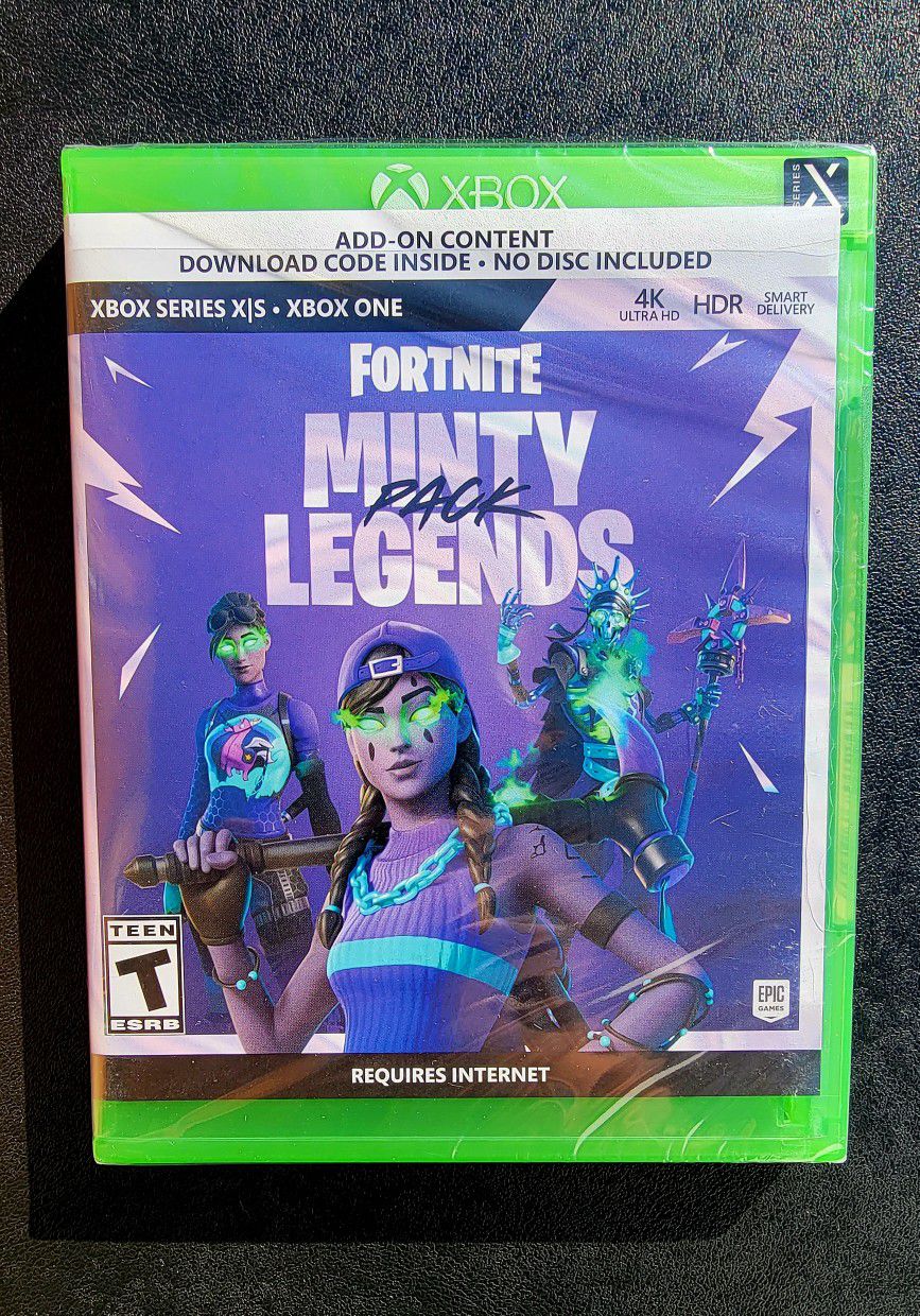 Fortnite Minty Legends Pack For Xbox Series X|S, Xbox One New Not Opened Still In Wrap See Photos Description