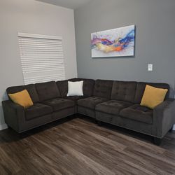 Dark Gray Sectional Sofa