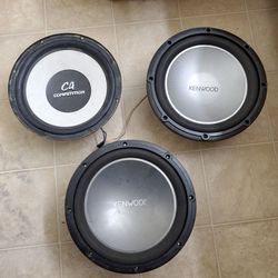 Kenwood 12in subwoofers