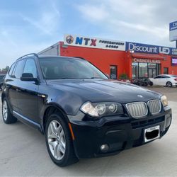 2008 BMW X3 SUV With Moonroof Clean Title 