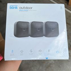 Blink Outdoor Battery Powered Security Cameras, Three Camera System