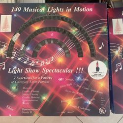 VINTAGE CHRISTMAS LIGHTS / 140 LIGHTS / LIGHT SHOW SPECTACULAR!
