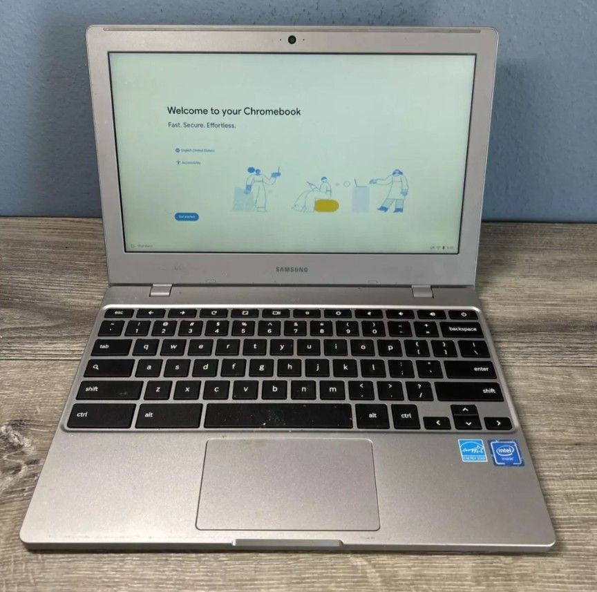 Samsung Chromebook 4 11.6" HD Laptop - Intel Celeron CPU N4000 2.2ghz - 4GB RAM - 32GB SSD - Usb-C - Gigabit Wi-Fi Chrome OS - Military Grade Drop Pro