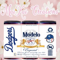 L.A Dodgers Custom Koozies