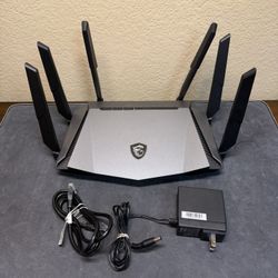 MSI RadiX AXE6600 WiFi 6E Tri-Band Gaming Router