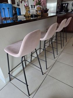 Pink stools