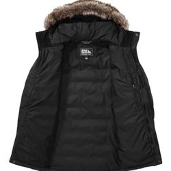 New With Tags . Eddie Bauer Mens Down Parka Black XXL 