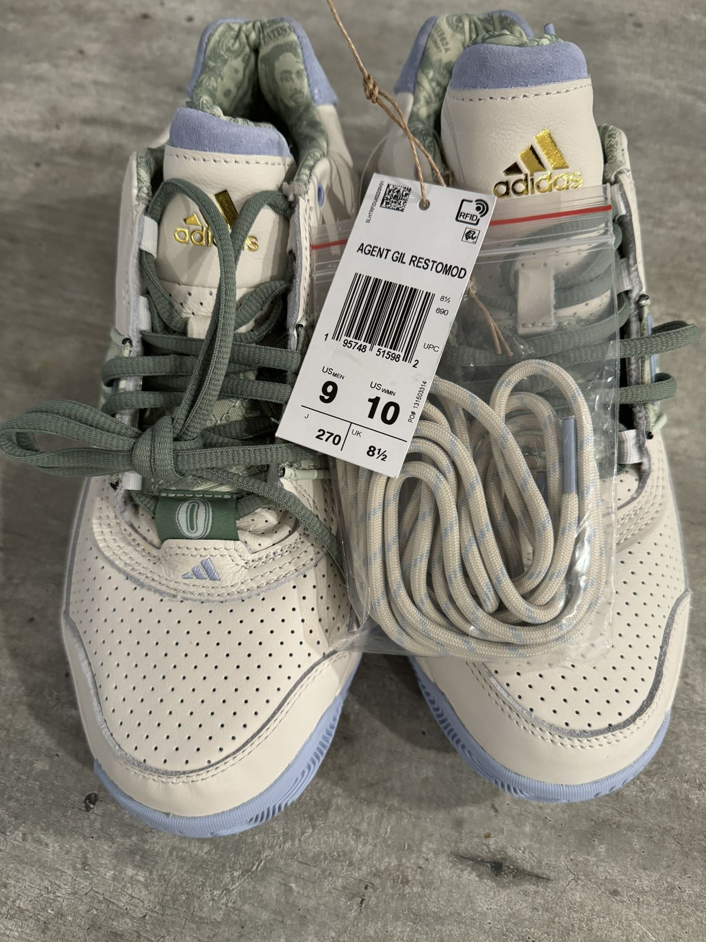 adidas Agent Gil Restomod Damian Lillard Zero Dollar Bill New adidas Agent Gil Restomod Men main image 2