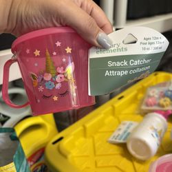 New Kids Snack Containers, Water Bottle And Straw Toppers 