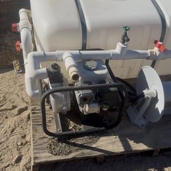 Honda Water Pump With Tank Set Up 