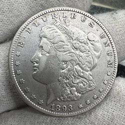 1893-P Morgan Silver Dollar Coin