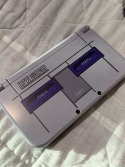 New Nintendo 3DS XL Snes super nintendo Edition gray handheld console