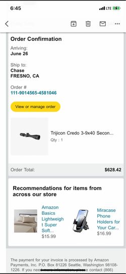 TRIJICON CREDO  3-9x40  optics