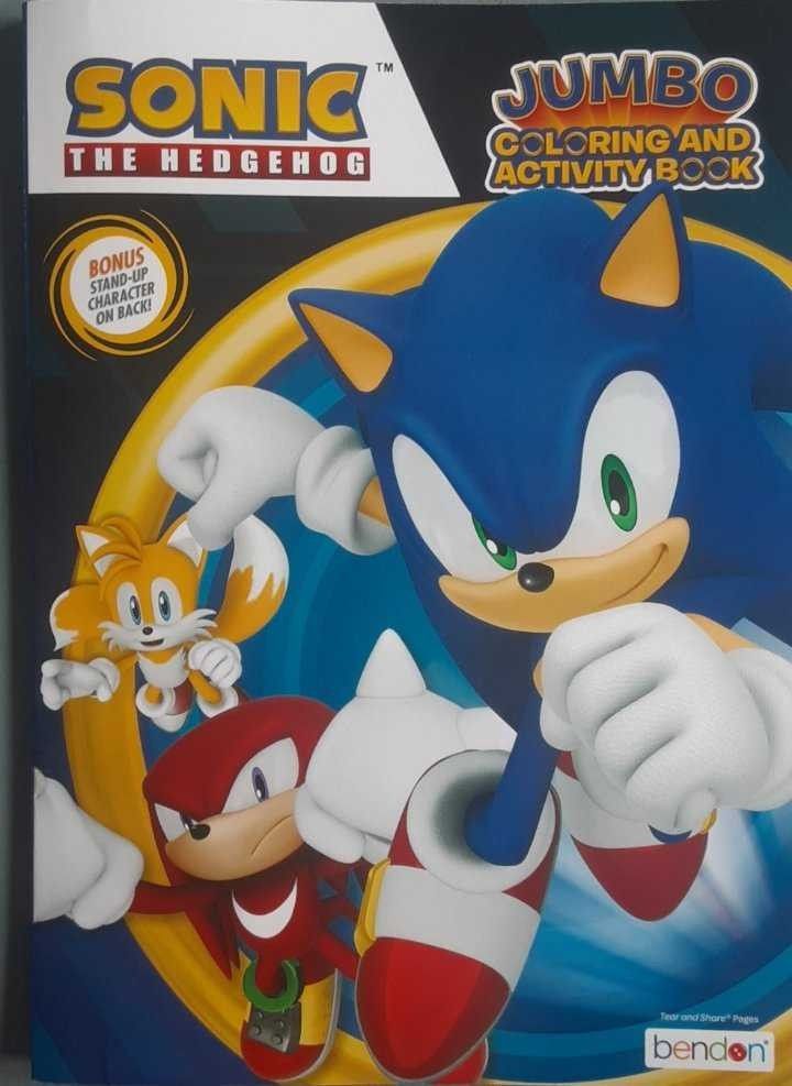 New Sonic The Hedgehog Coloring And Activity Book