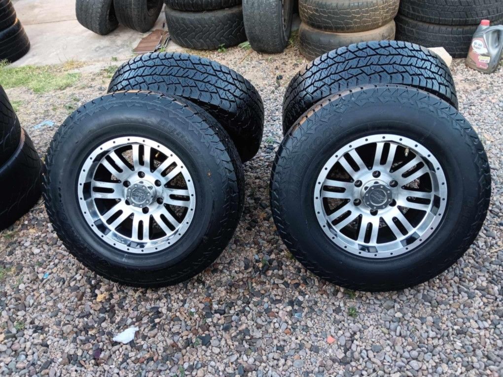 RIMS 245/75R16....6 LUGS FIT TOYOTA TACOMA NISSAN XTERRA NISSAN IZUSO RODEO HONDA PASPORT NISSAN FRONTIER NISSAN PATHFINDER