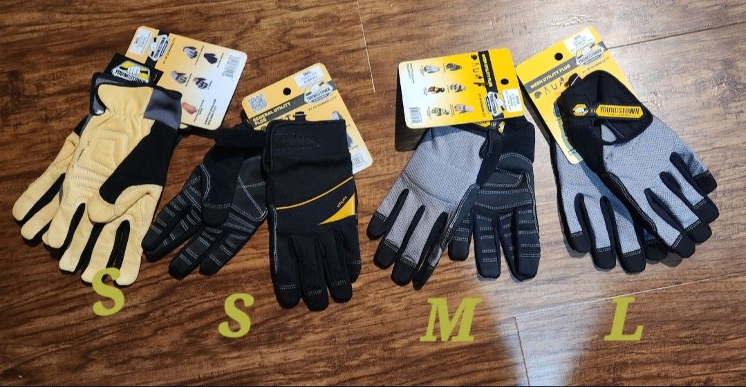 Brand New Youngstown Gloves. Size S , M, L Each $10