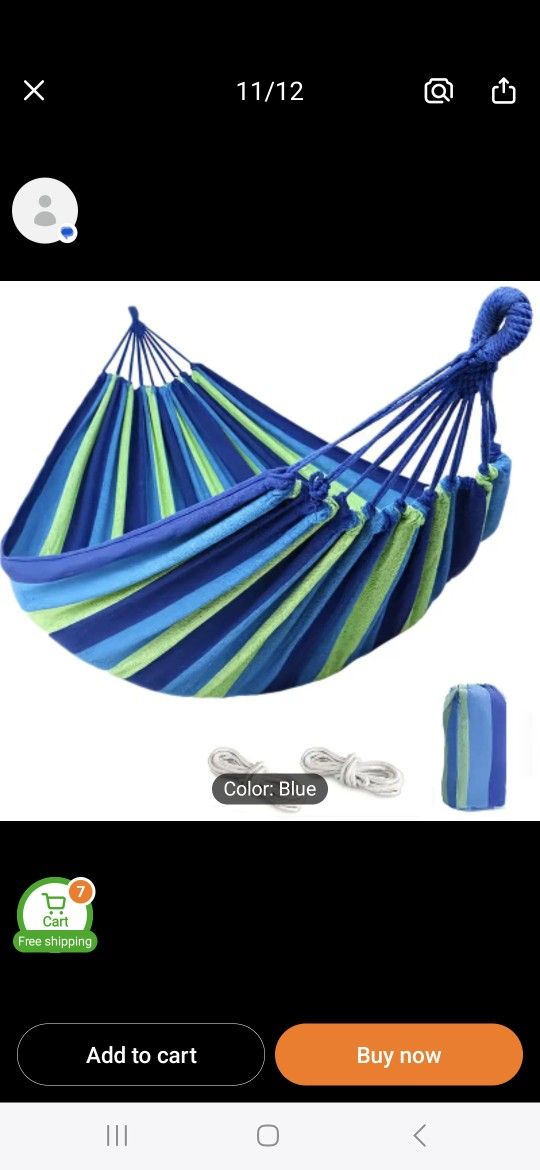 Hammock With Carry Bag