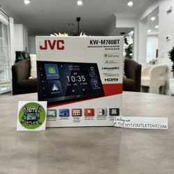 JVC Kw-m780 6.8” Android Auto Apple CarPlay BT Receiver 