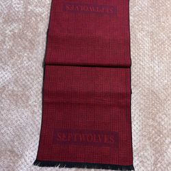 New Beautiful Red And Black Fringe Scarf /Check out my other items!!!