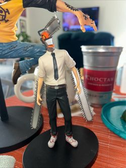 One piece chainsaw man toy action figure