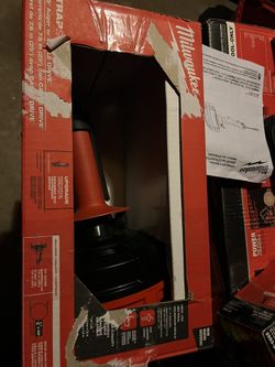 Milwaukee Trap Snake Auger Drain Cleaning Kit