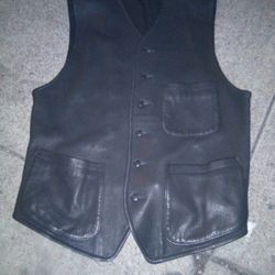 Leather Lamb Vest