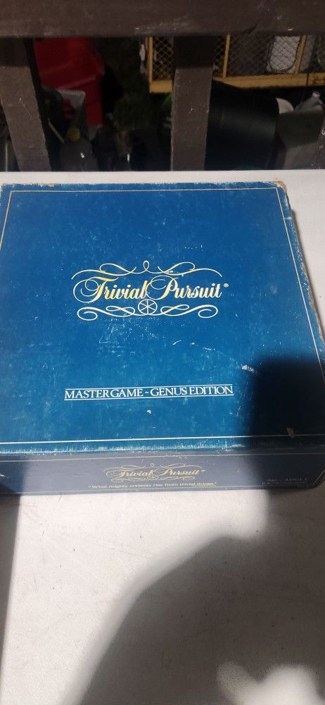 Trivial Pursuit Master Game Genus Edition Brand New In Box Never Used 1981 Edition Collectible Vintage