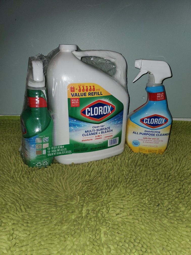 Clorox Clean-Up 32oz & 180oz/ Clorox All Purpose Cleaner 32oz