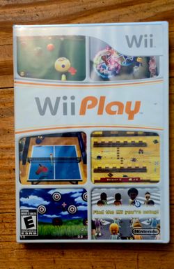 NEW Nintendo Wii Play. Factory Sealed.  Check My Listings For More Games