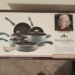 Brand New Paula Dean 15 Piece Cookware Set