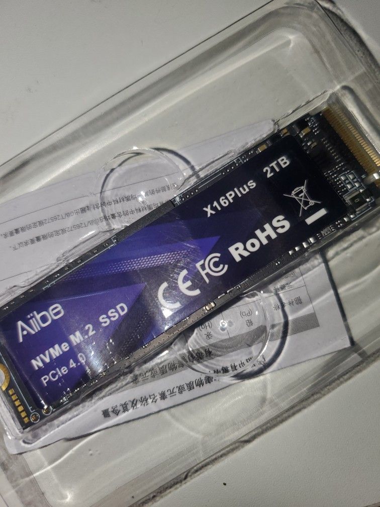 Aiibe X16+ 2tb NVMe M.2 SSD PCIe 4.0