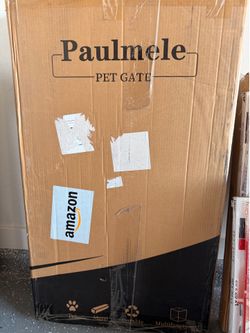 Paulmele Metal Dog Gate