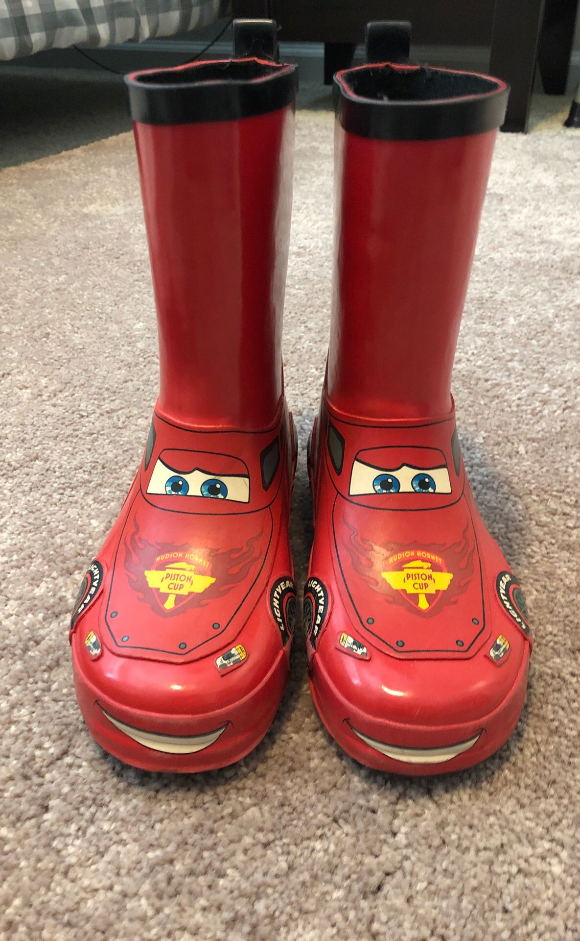 Disney Cars rain boots size 11/12