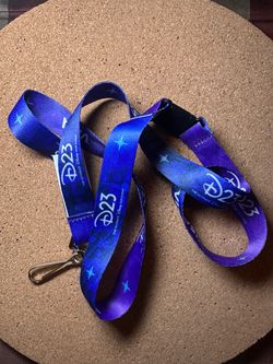 2026 DISNEY D23 EXPO EXCLUSIVE PURPLE/BLUE LANYARD