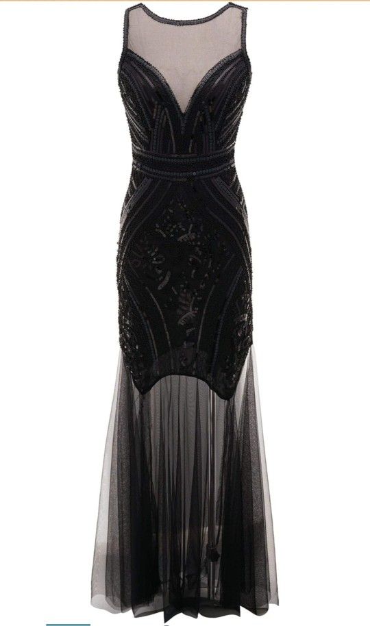 NEW-1920's Great Gatsby Dress-XL (14-16)