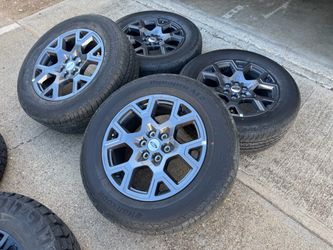 20” 2026 ford f150 charcoal oem wheels tires