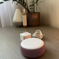 Amazon Alexa Echo Dot Pink 3D