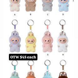 Pop Mart Labubu The Monsters Pin for Love Series Letter Pendant (A-M)