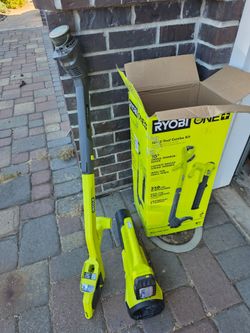 Ryobi 18v weed eater/blower kit
