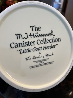 The M.J Hummel Canister Collection orders Danbury Mint 1991