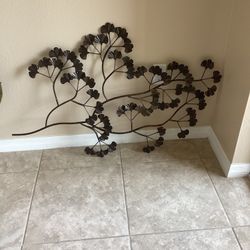 Modern Metal Wall Art -Large Decorative Branch Design